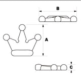 Three Point Crown
