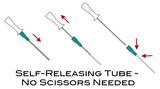 6 Boxes of 50 Mosquito Professional Piercing Needles - 14, 16 or 18 Gauge ($45 per box)